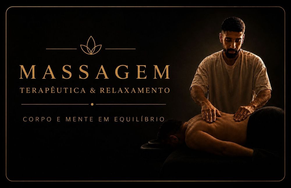 Massagem de relaxamento e ou terapeutica