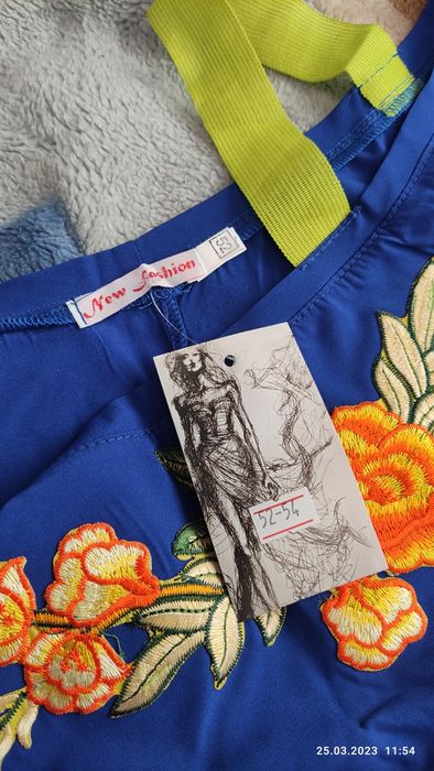 Платье электрик 52-54р