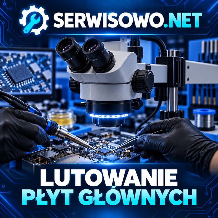 Serwis Komouterow, lutowanie plyt glownych