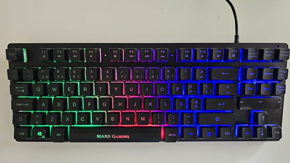 Teclado + Rato + Tapete gaming - Mars Gaming