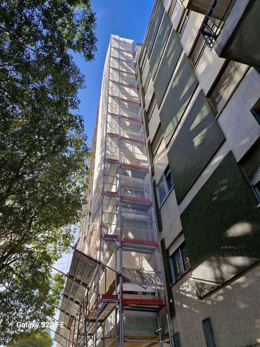 Aluguer Andaimes Certificados Europeu por m2 c/ montagem e desmontagem