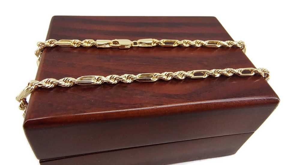 Śliczny złoty łańcuszek P.585, 45cm