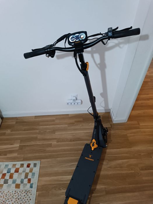 Trotinete Elétrica AUSOM L1 (800 W - Autonomia: 70 Km - Cinzento e Amarelo)