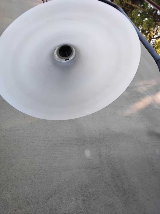 Przedwojenna porcelanowa lampa,przeciwwaga