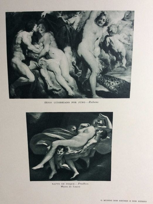 O mundo dos Deuses... Estampa do ano 195? Ver descrição da imagem/s