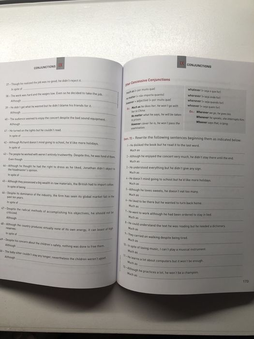 Livro de treino de inglês
