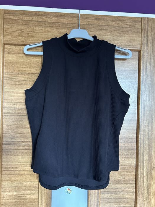 Czarny Top Bluzka Bluzeczka Rozmiar 42 XL
