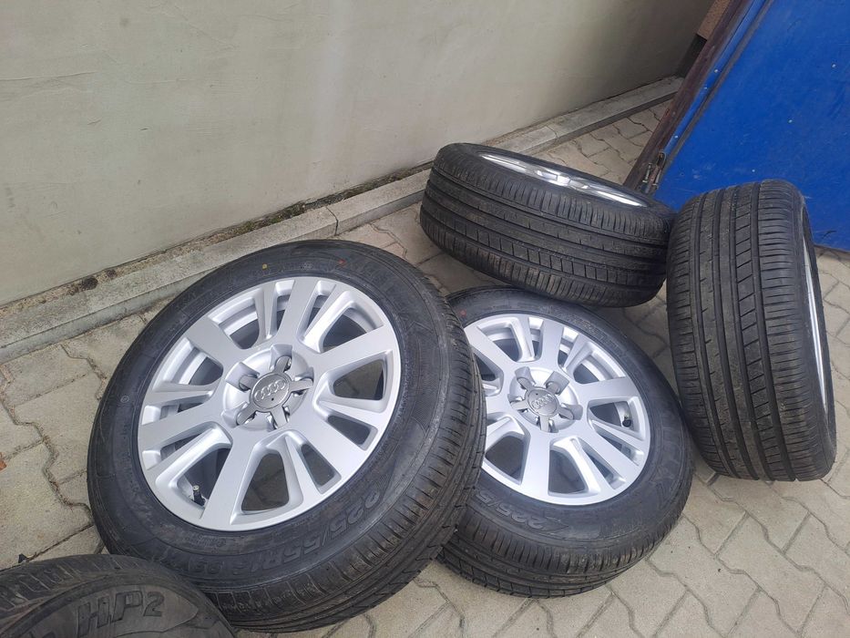 alufelgi opony lato jak nowe Audi A4  225/55/16 wzorowe 16/225/55