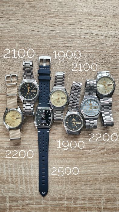 Японські годинники Orient Three Stars, SK, механіка та кварц