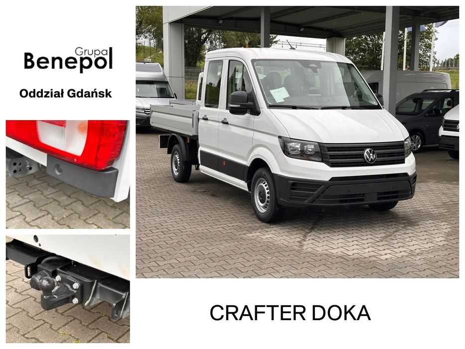 Volkswagen Crafter DOKA  hak, opony wielosezonowe
