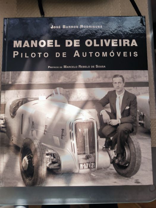 Livro Manoel Oliveira piloto de automóveis