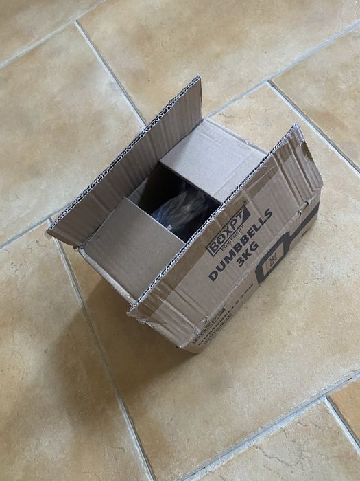 Par de Halteres Hexagonais 3kg cada BOX PT