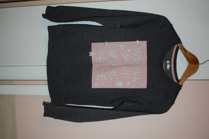 bluza z nadrukiem dla nastolatki Pepco 158/164 stan bardzo dobry