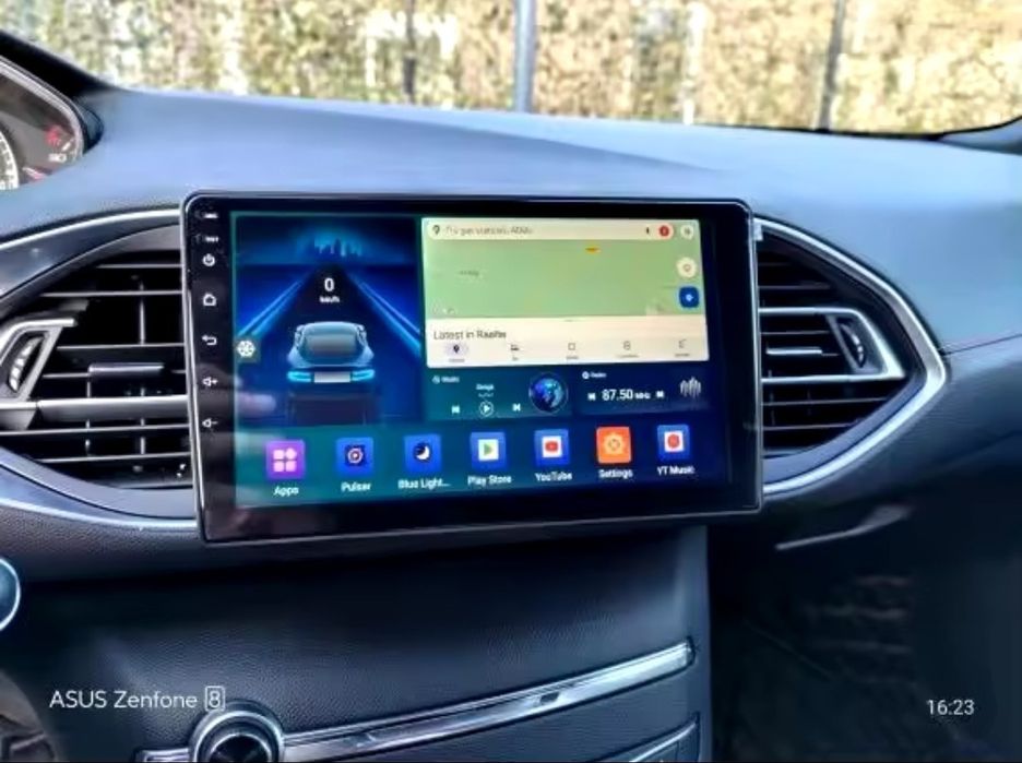 Rádio Peugeot 308 Android 14 com GPS (Novo)