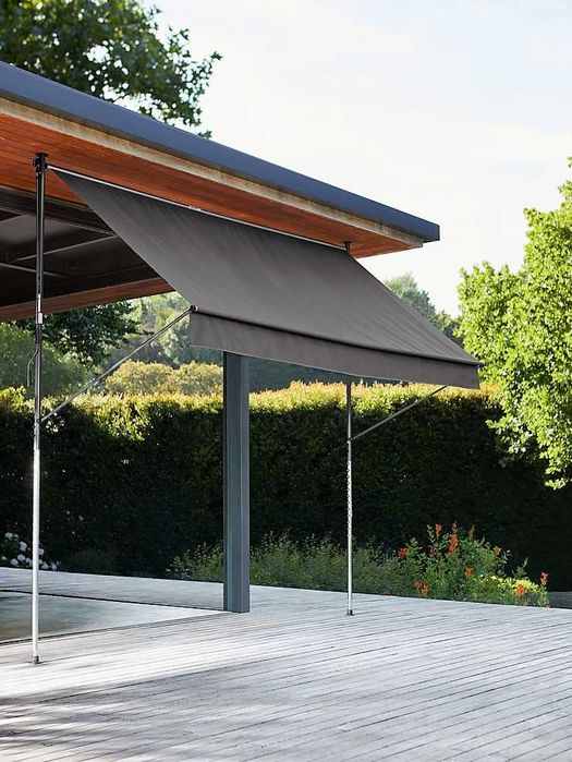 Markiza tarasowa 300 x 150 cm  Antracyt zaciskowa Livarno Home