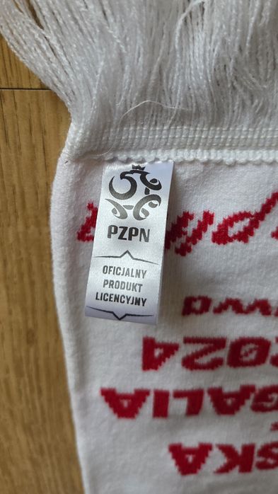 Szalik pamiątkowy Polska - Portugalia nowy