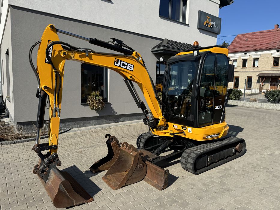 JCB 8035 - 2017r. 2000h, szybkozlacze hydrauliczne, klimatyazacja