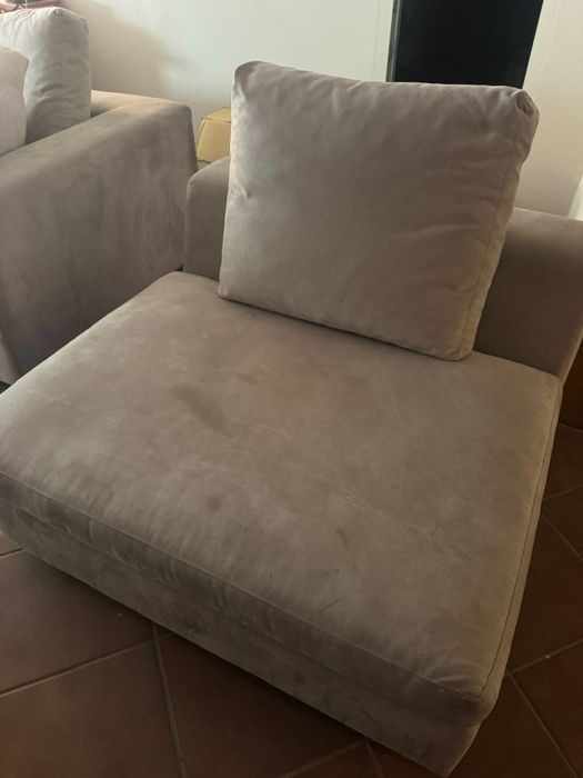 Sofá com vários módulos