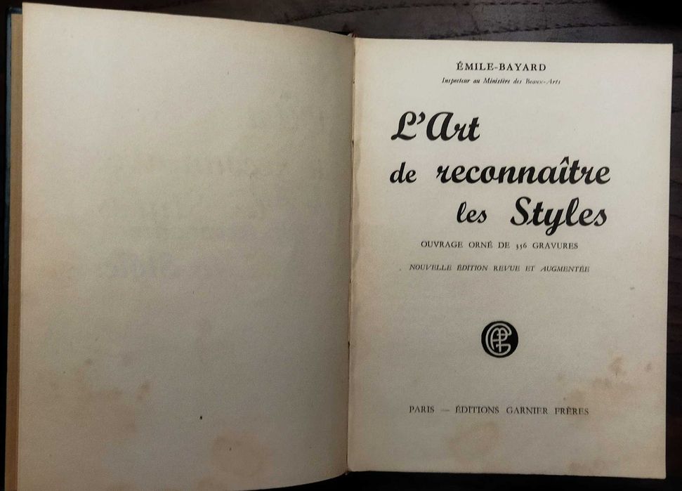 L' Art de Reconnaître les Styles, de Émile-Bayard