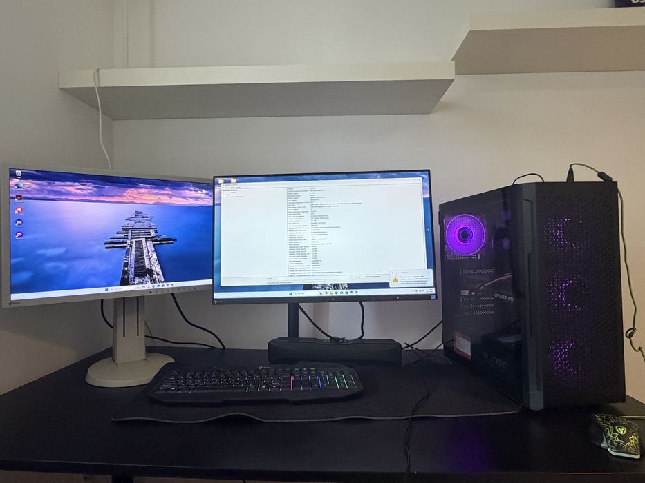 komputer gamingowy + 2 monitory GRATIS