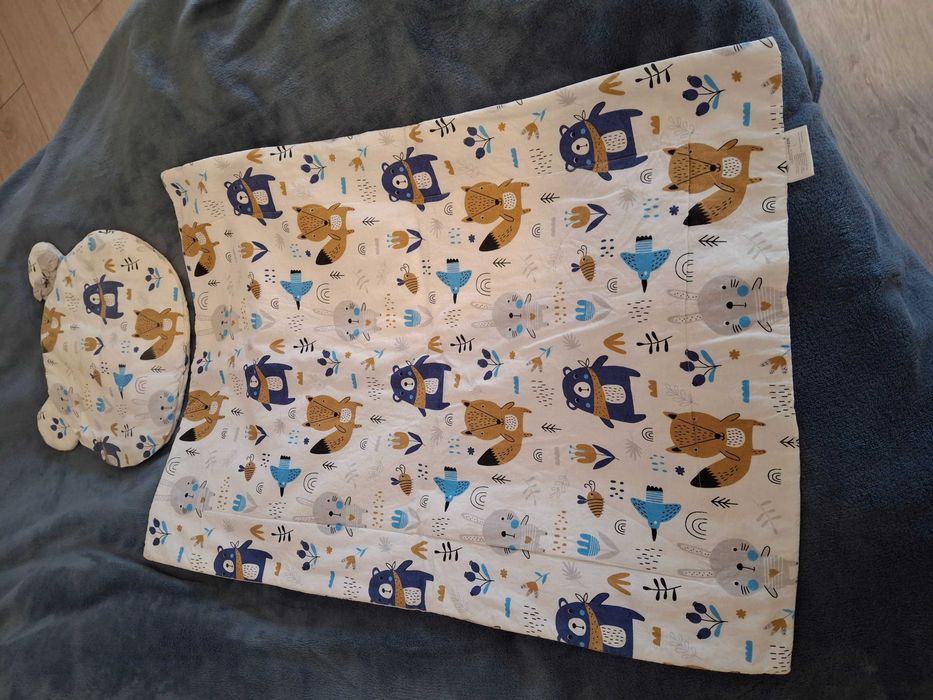 Poduszka i kołderka do wózka Fabusiowo