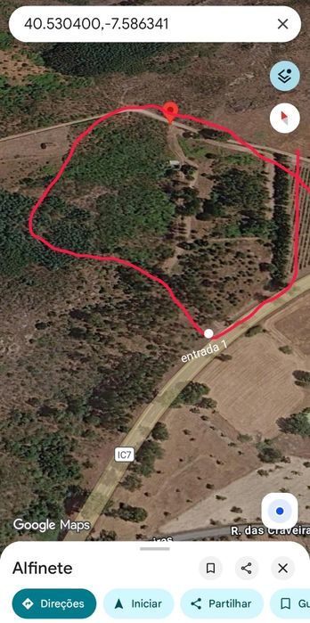 Terreno com casa para recuperar com mais de 2 hectares