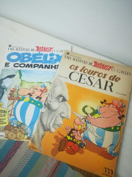 Astérix livros dois títulos