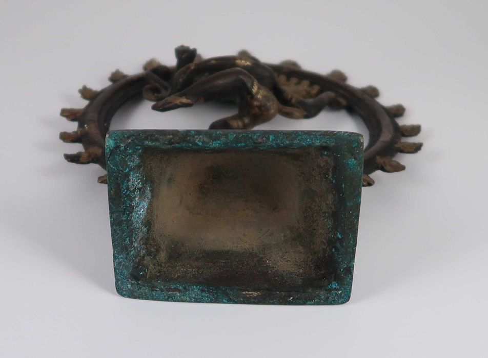 Escultura Shiva Nataraja antiga - 18.5 cm