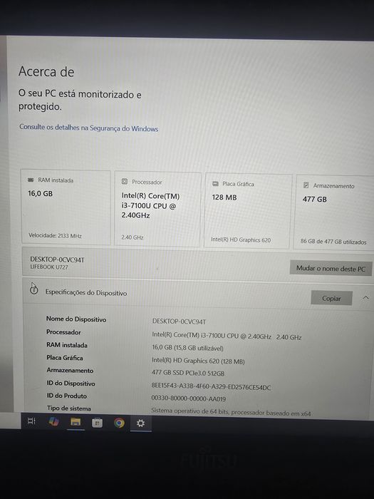 Portátil 12 polegadas core i3 16gb 512gb447015766942044161