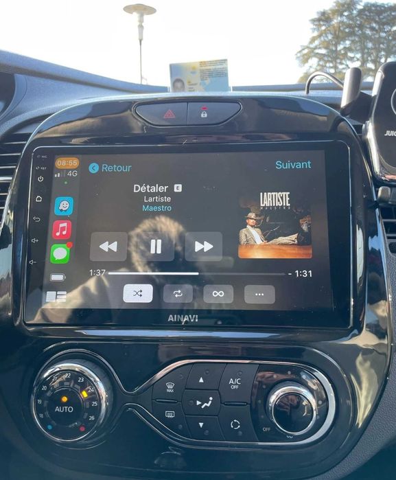 Radio 2 DIN Android Renault Captur de 2013 a 2019 (4+32 GB) + Carplay
