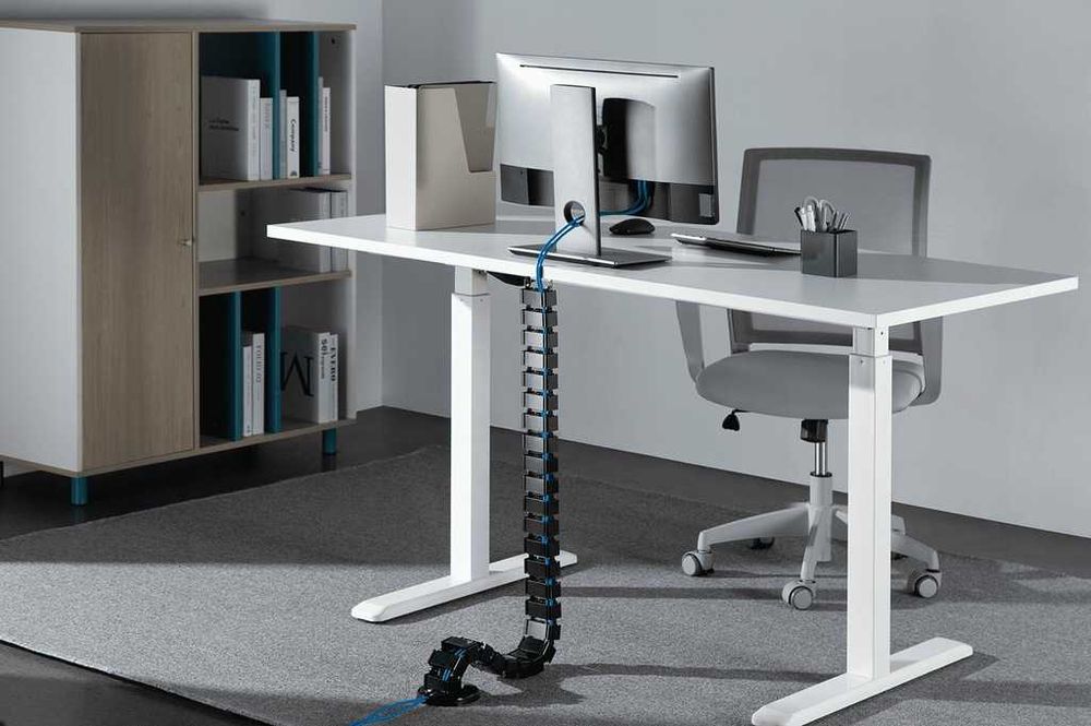 Modułowy organizer do kabli komputerowych "kręgosłup" 120 cm