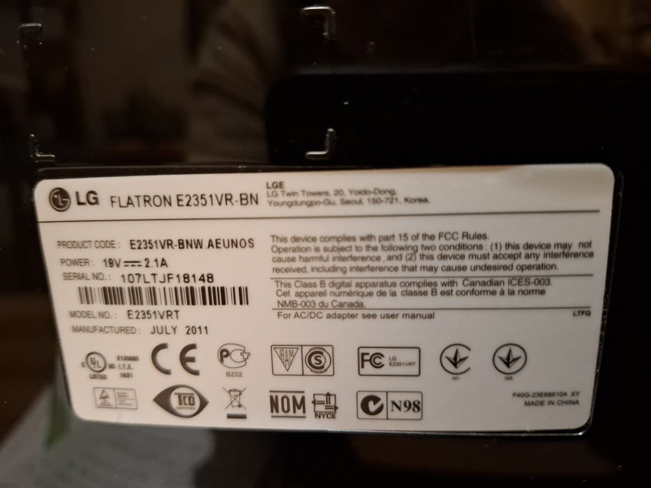 Monitor LG Flatron 24'