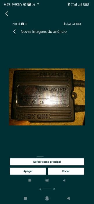 Radio de carro, carregadores de telemóvel, xenon h7óveis etc