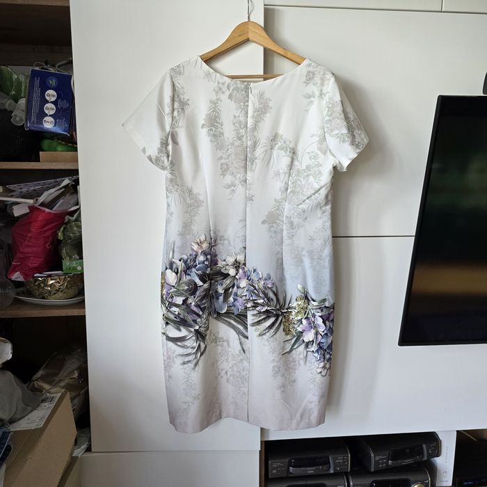 Sukienka plus size krótki rękaw 46 wieczorowa 48 koktajlowa 50