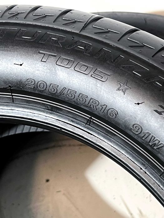 Pneus Bridgestone Turanza T005 - 205/55/16 - Como NOVOS