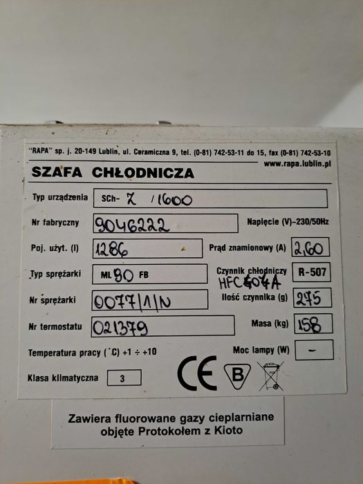 Chłodnia garmażeryjna