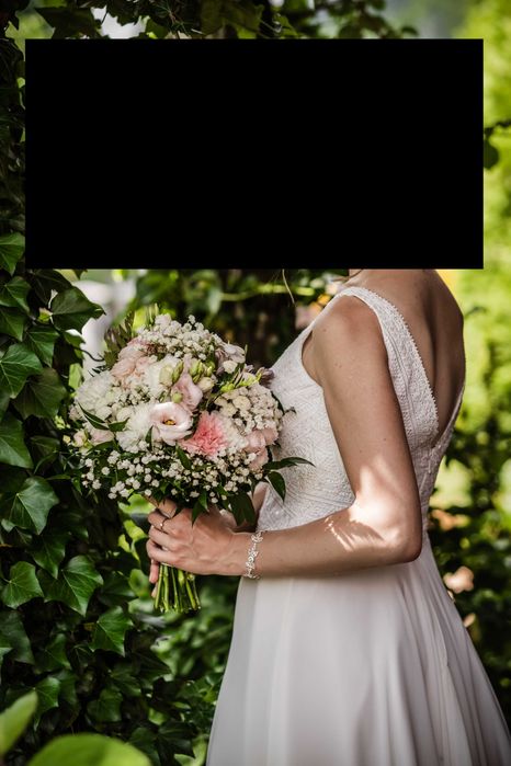 Piękna suknia ślubna w rozmiarze ~36