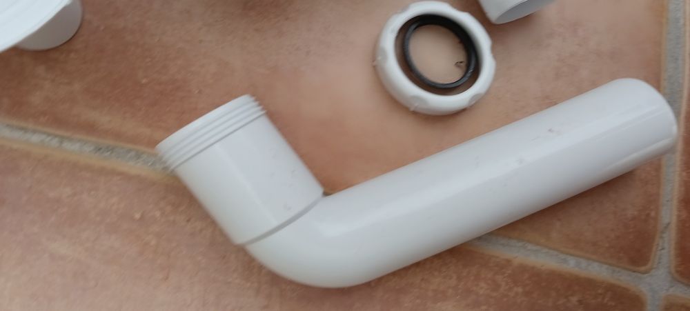 Válvula mais sifão duplo Jimten. Novo com embalagem