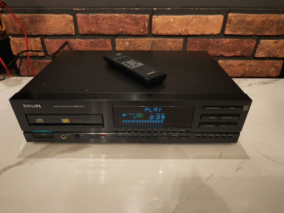 PHILIPS CD-850 MKII ! Unikatowy odtwarzacz CD ! Idealna baza pod tuning !