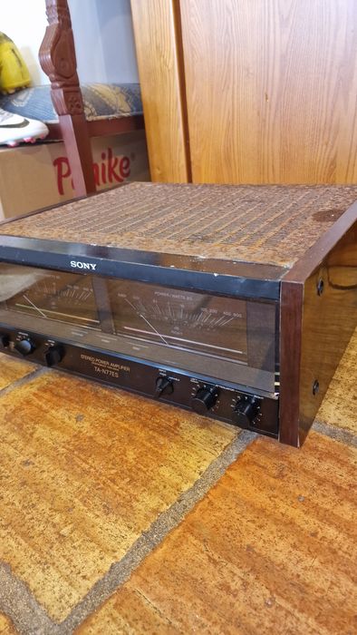 Amplificador de potência estéreo Sony TA-N77ES  (Funciona)