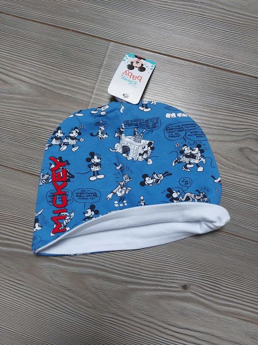 Czapeczka  jesienno wiosenna nowa Mickey 86/92 cm