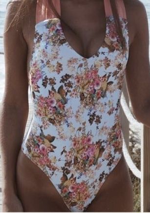 Fato de banho floral