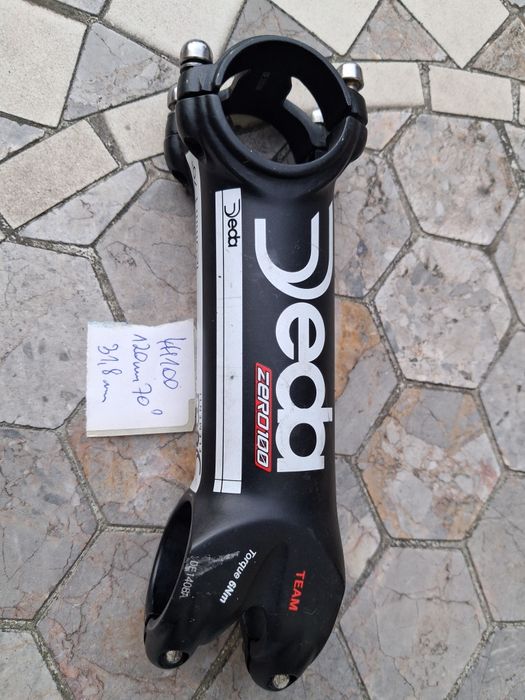 Mostek szosowy ahead deda zero100 . 120mm 70st 31,8mm alu 4h100