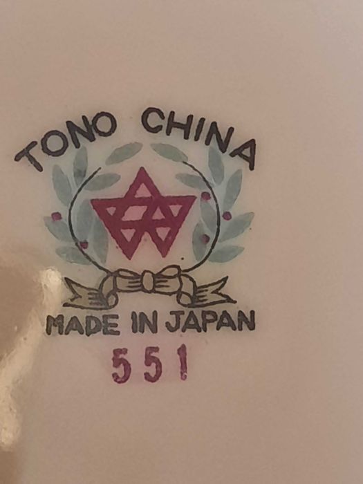 Тарелки Япония. 60-70 годы.Новые.Фарфор.6+6 шт