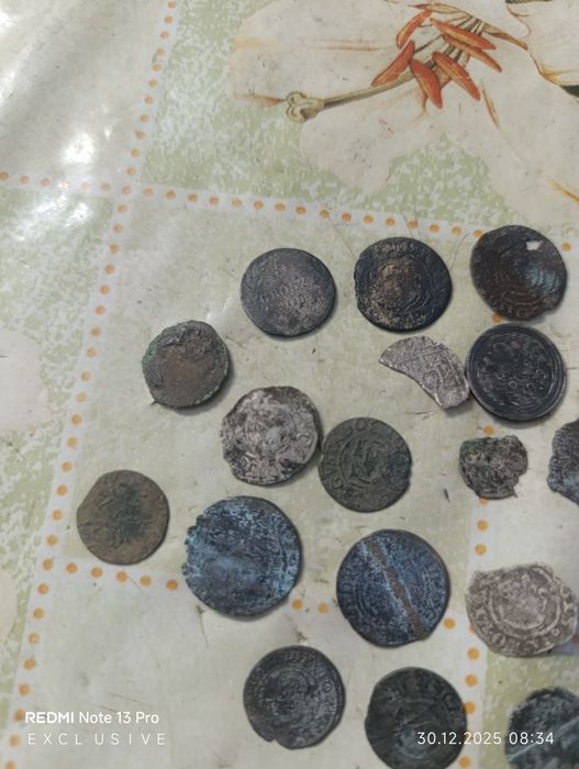 Монети срібні мідні