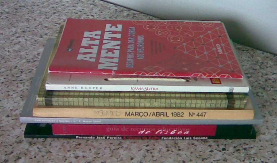 Lote com 58 livros - para desocupar - venda individual