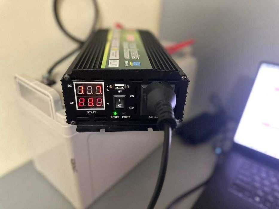 *️⃣ Преобразователь тока 12-220 5000w с плавным запуском. Инвертор.