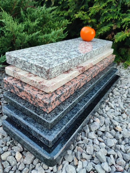 Parapety z granitu stopnie schody z granitu różne kolory cała Polska