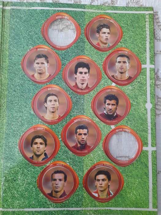 Album oficial selecção 2004 Galp