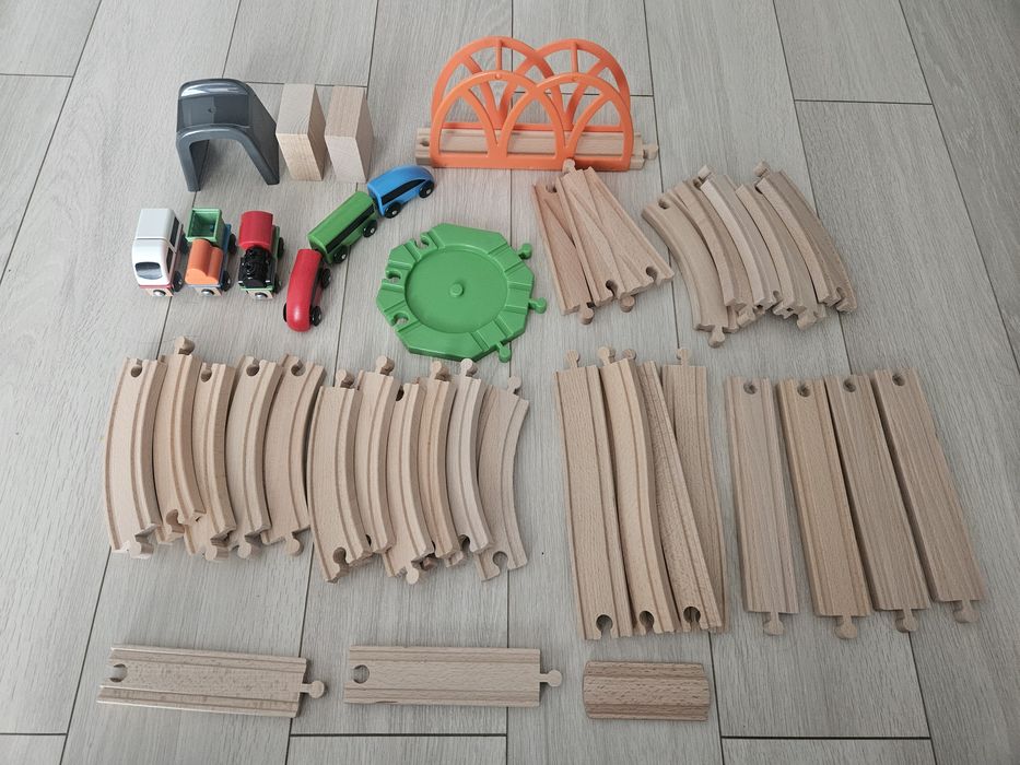 Drewniana kolejka Lillabo Ikea